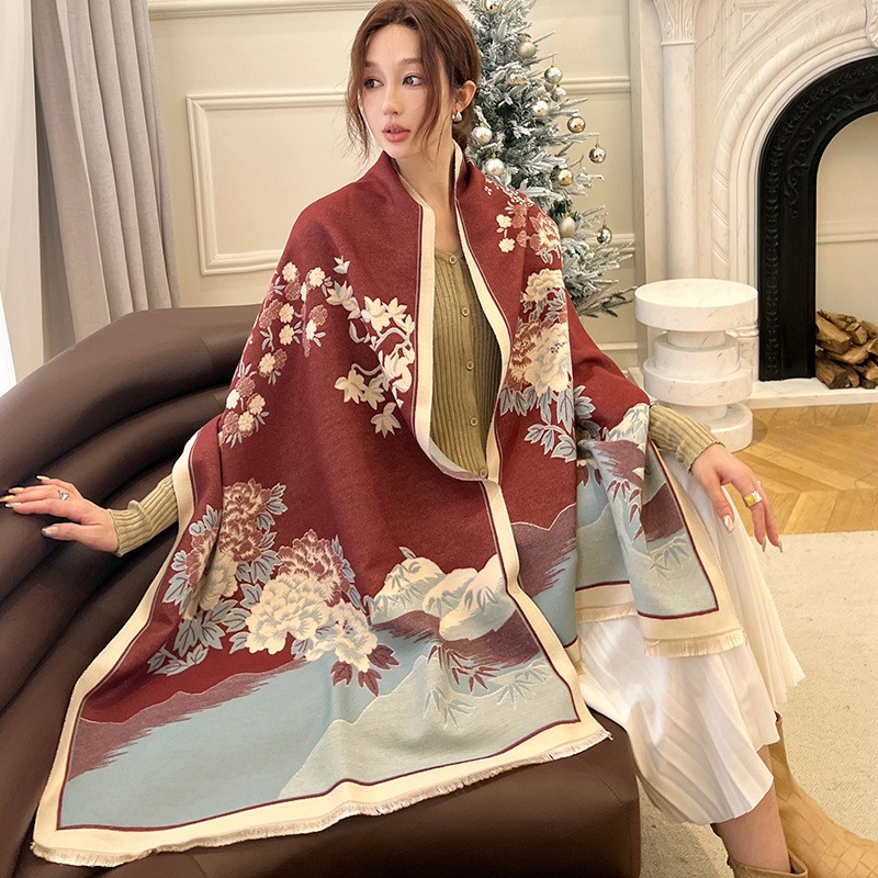 Cashmere Pashmina Wrap - Mode hiver nouveau chaud cachemire châle
