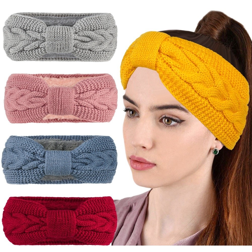 Hiver tricoté femmes bandeaux  - Winter Headband Fleece avis et prix